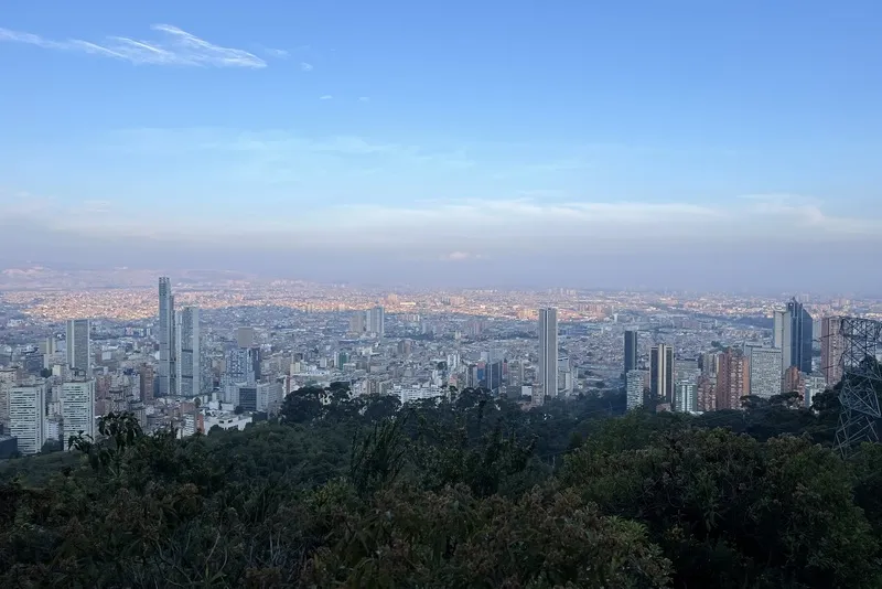 Bogota skyline from Monserrate