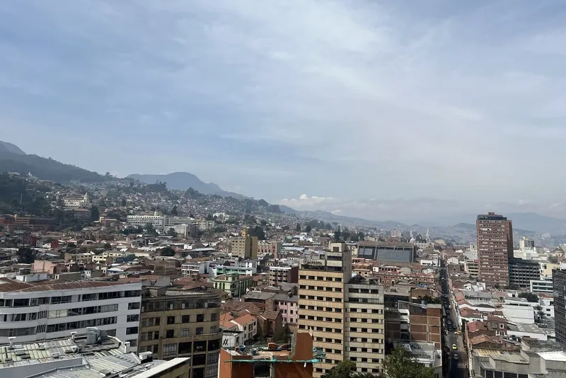 View of Bogota from a rooftop